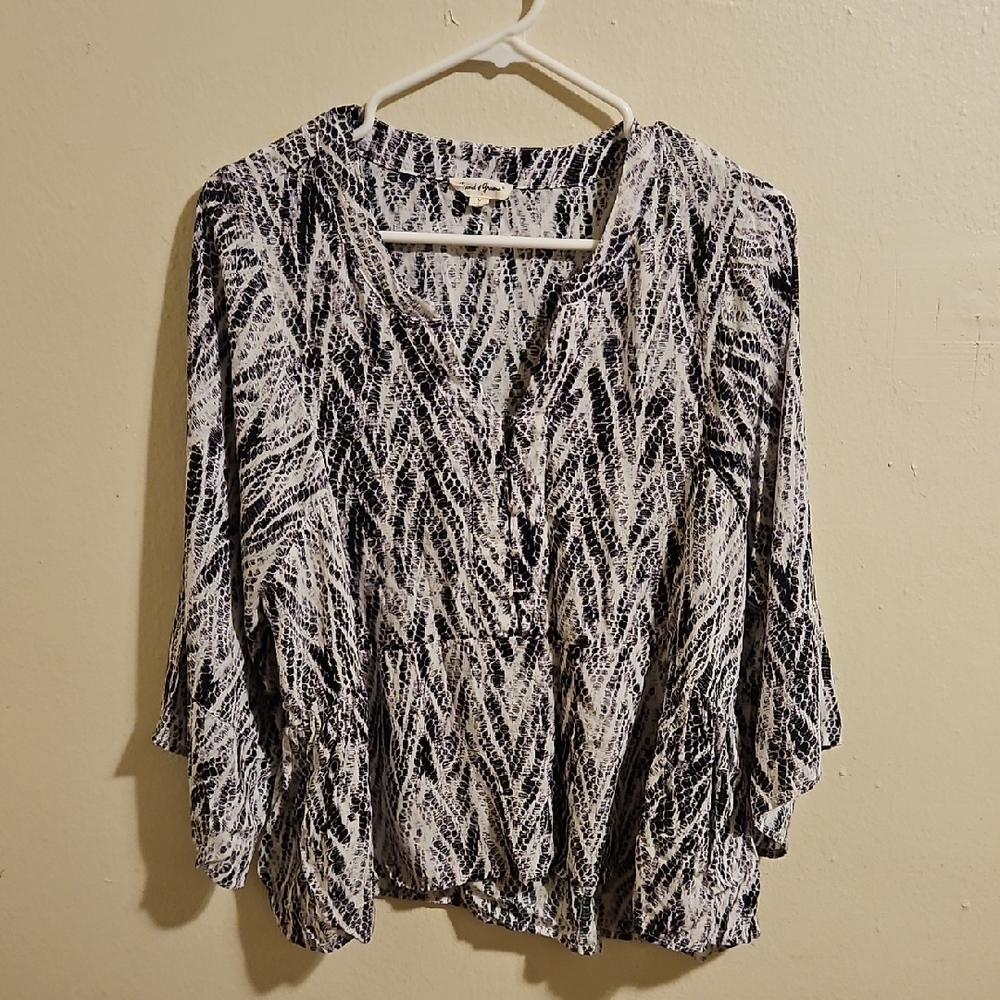 Grand & Greene Blouse Top M